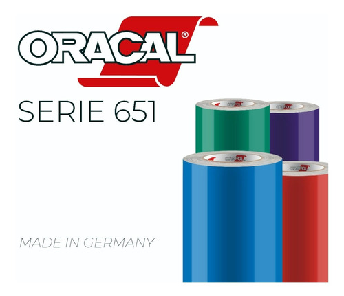 Vinilo Oracal 651 1.26 Mts Rollo Entero X 50mts (capta)