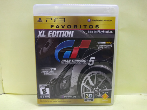 Gran Turismo 5 Xl Edition Playstation 3 Ps3 Físico Usado.