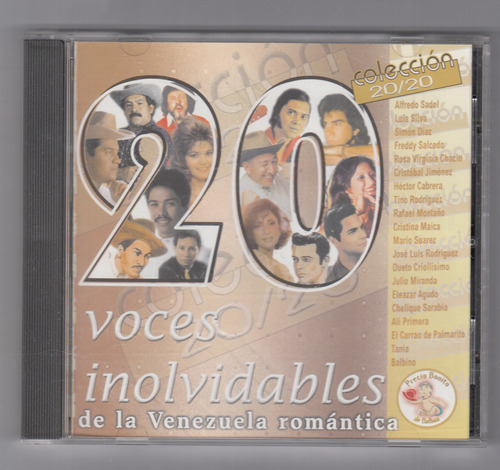 20 Voces Inolvidables Romanticas Varios Cd Original  Qqc. Mz