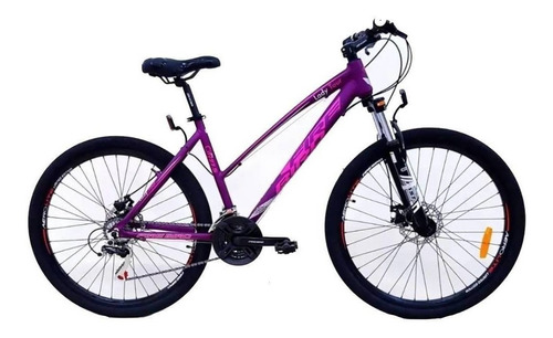 Mountain bike femenina Fire Bird Lady Tour R27.5 S 21v frenos de disco mecánico cambios Shimano color violeta  