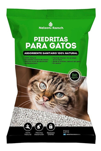 Piedras Sanitarias Para Gatos Nelsoni Ranch Pack X 16 Kg x 16kg de peso neto