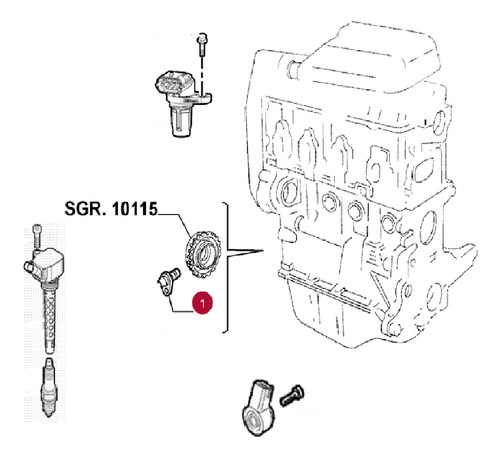 Sensor De Rotação Fastback Impetus 1.3 2023/2024 Original