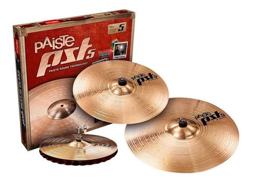 Paiste Pst 5 Rock Set Platillos Ride 20 Crash 16 Hi Hats 14