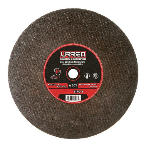 Disco T/1 Metal4-1/2x1/16m/pes U761 Urrea Color Gris oscuro