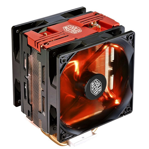 Disipador Cooler Master Hyper 212 Led Turbo, 2 Vent. - Rojo