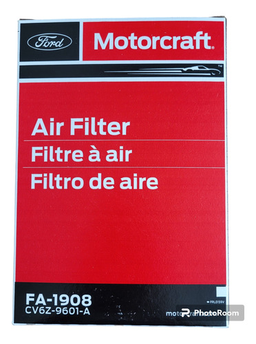 Filtro De Aire Para Motor Motorcraft Ref Fa-1908 Cv6z-9601-a