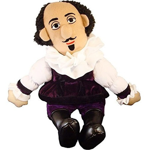 William Shakespeare Little Thinker Muñeca Felpa De 11 Par