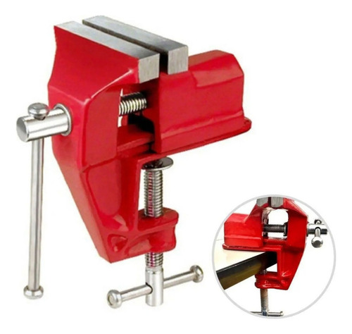 Mini Morsa Torno De Bancada Grampo 60mm Base Fixa C/nf