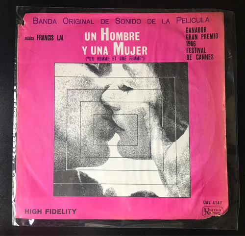 Vinilo Un Hombre Y Una Mujer Soundtrack Pelicula Che Discos