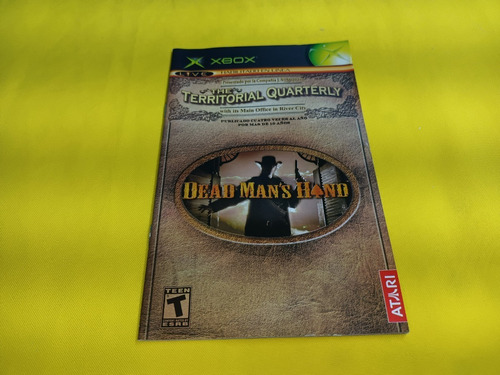 Manual Dead Man's Hand Xbox Clasico