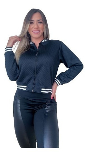 Jaqueta Bomber Blusa De Frio Outono Inverno Casaco Feminino