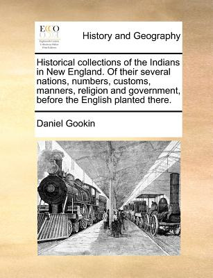 Libro Historical Collections Of The Indians In New Englan...