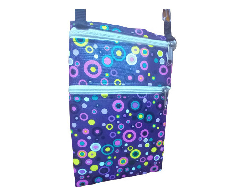 Bandolera Morral Doble Bolsillo Y C/tiras Regulables