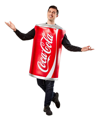 Túnica De Espuma Para Disfraz De Lata De Coca Cola Para De Y