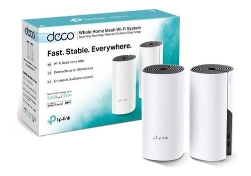 Tp-link Deco M4 2xpack Dual Band Wifi Ac1200 Gigabit Mesh