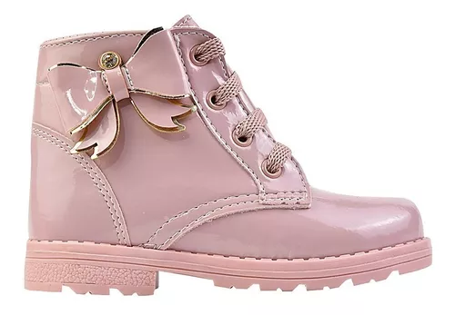 bota botinha coturno fashion baby infantil menino e menina