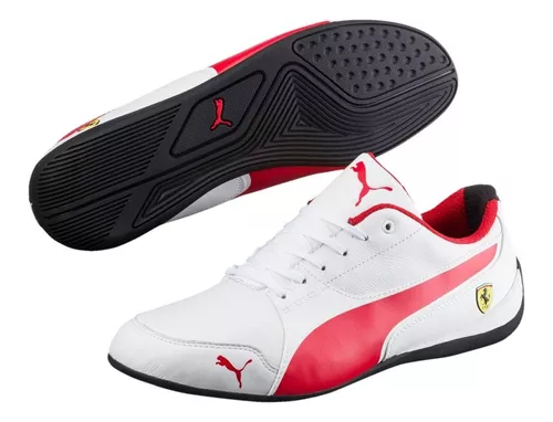 Sudamerica inyectar doloroso Tenis Ferrari Puma Drift Cat 7 Blanco-rojo Caballero 2018 | Meses sin  intereses