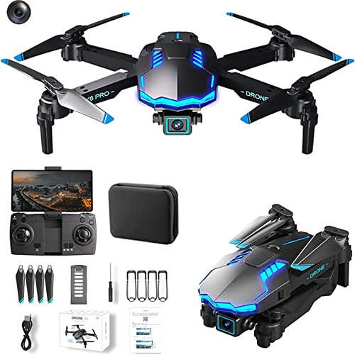 Drone Con Cámara 4k Hd, Fpv Wifi, Modo Headless, Negro