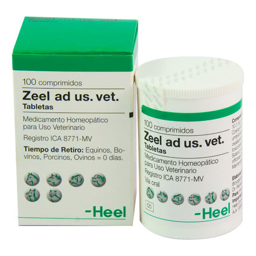 Medicamento Natural De Uso Veterinario Zeel Ad  Us Vet Table