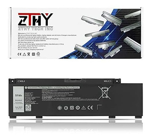 Zthy 266j9 Batería De Reemplazo Para Dell G3 15 3790 Tp7tj