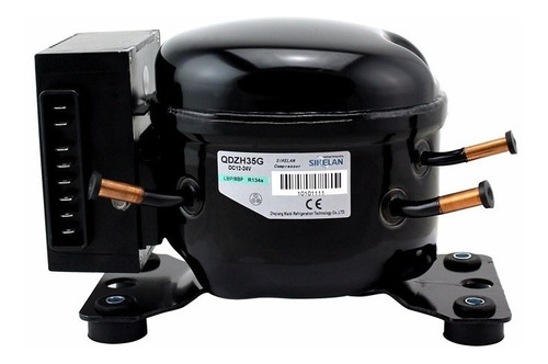 Imagen 1 de 6 de Compresor 12v 24v Refrigeración 1/10hp