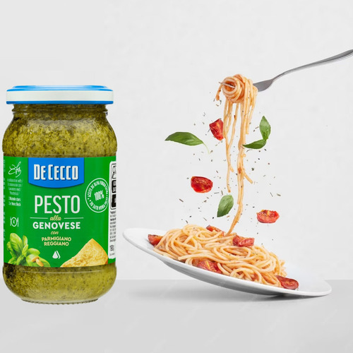 Kit C/ 3und Pesto Genovese De Cecco C/ Azeite Ex Virgem 200g