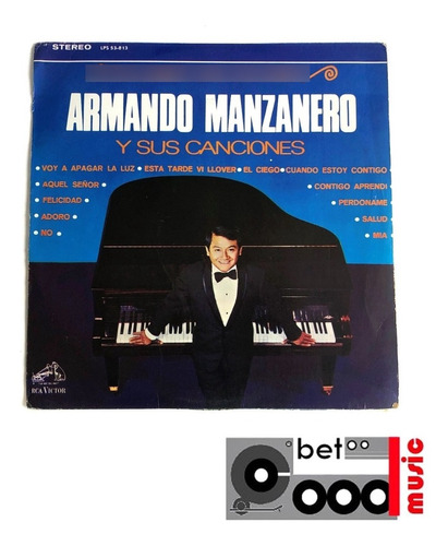 Lp Vinilo Armando Manzanero  Y Sus Canciones / Excelente 