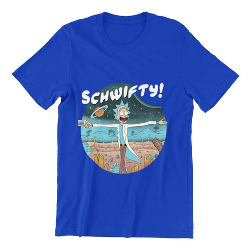 Polera Unisex Rick And Morty Schwifty Algodon Estampado