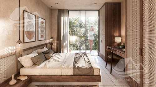 Departamento En Venta En Aflora Aldea Zama Tulum Hcs5442