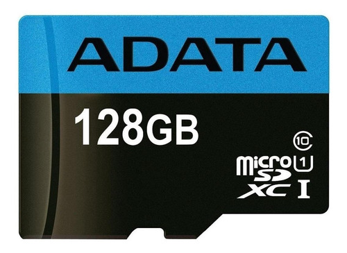 Imagen 1 de 2 de Tarjeta de memoria Adata AUSDX128GUICL10 85-RA1  Premier con adaptador SD 128GB