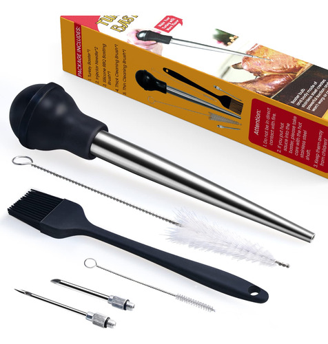 Mewmet Baster De Pavo, De Acero Inoxidable Para Cocinar Con 