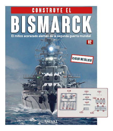 Construye El Bismarck Escala 1:200  - Salvat - Entrega N° 82