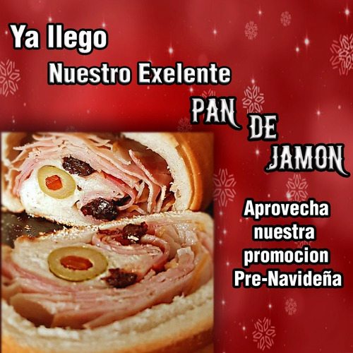 Imagen 1 de 1 de Delicioso Pan De Jamón