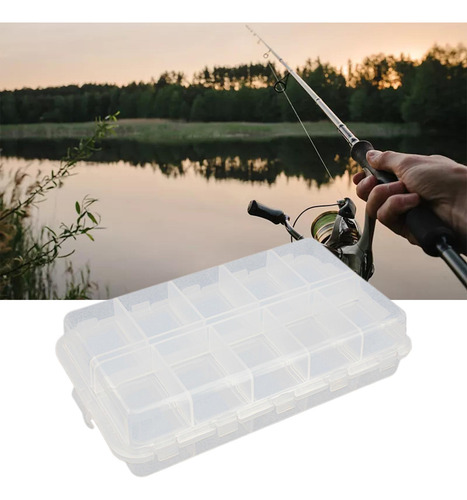 Caja De Aparejos De Pesca Plegable Premium Portátil Con 20