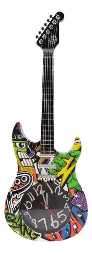 Reloj De Pared De Guitarra De Simulación Con Precisión De Ti