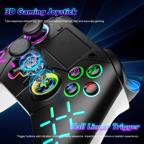 Control Joystick Bonacell Inalámbrico Compatible Con Ps5/ps4
