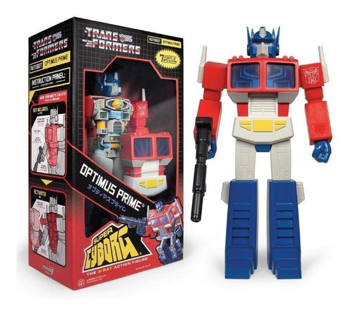 Imagen 1 de 3 de Super Cyborg Transformers - Optimus Prime - Super 7