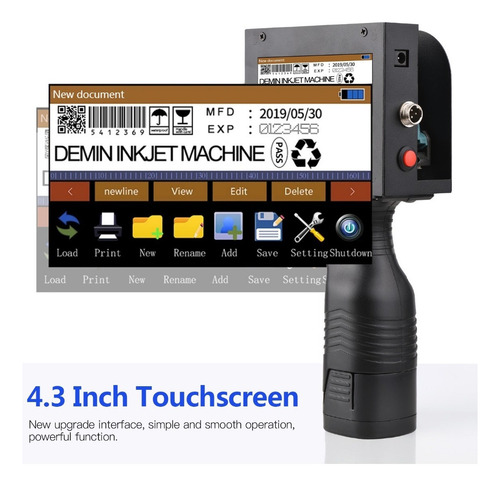 T 12.7 Definición Impresora Portátil De Inkjet Impresora