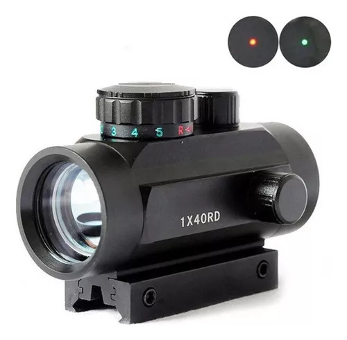 Mirador Red Dot 1x40 Para Fusil De Doble Riel De 11 Y 20 M