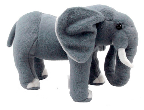 Elefante De Pelúcia 34 Cm  Lavável Anti-alérgico Unissex