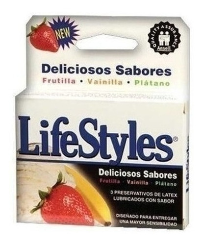 Preservativos Lifestyles Sabores 3 Unidades / Superstore