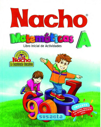 Libro Inicial Nacho Matemáticas A B C D E X 96 Paginas