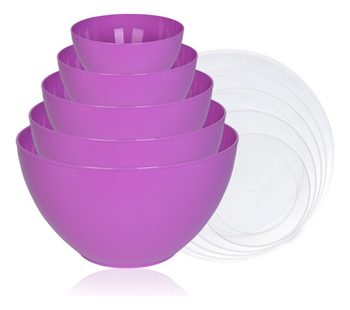 Set 5 Piezas, Bowls Circular 6l Plástico Ag Box