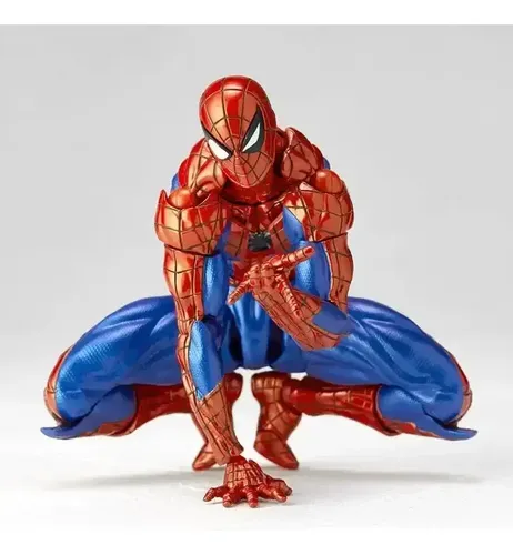 アメコミ MARVEL SPIDER-MAN Ver.2.0 REVOLTECH homem-aranha Peter Parker Revoltech 2.0 16 Action | Parcelamento