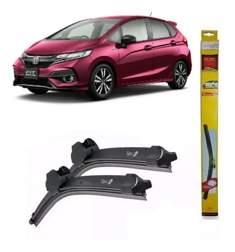 Par Limpador Para-brisa Palheta Dyna Honda Fit 2019