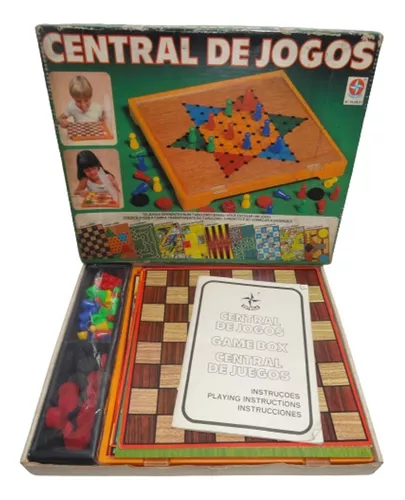 Jogo de Damas da Estrela, completo - Brinquedos antigos