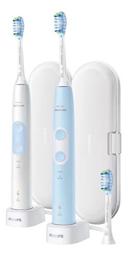 Cepillo Eléctrico Philips Sonicare Pack X2 Blanco Hx6829/72