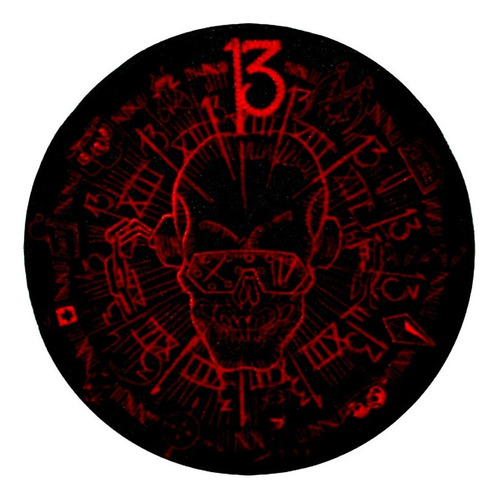 Parche Megadeth Thirteen Grande Heavy Metal Rock Bordado