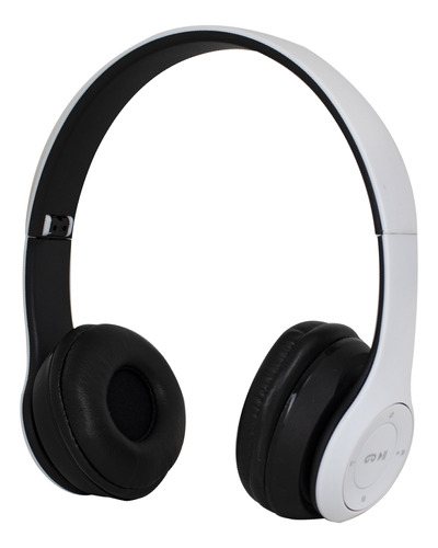 Vincha Auricular Inalámbrico P47 Bt Sd Fm Blanco