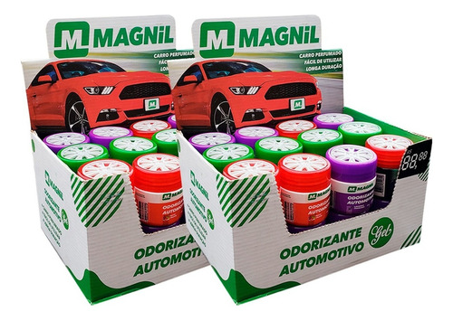 Cheirinho Para Carros Em Gel Diversos Aromas 60g